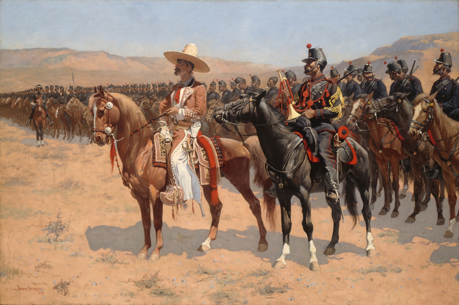 The Mexican Major by Frederic Remington