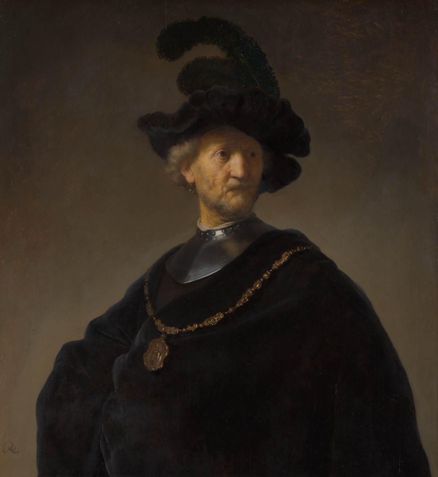 Old Man with a Gold Chain by Rembrandt van Rijn