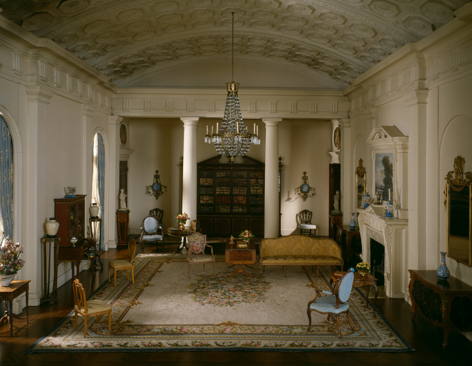 E-9: English Drawing Room of the Georgian period, 1770-1800 by Narcissa Niblack Thorne