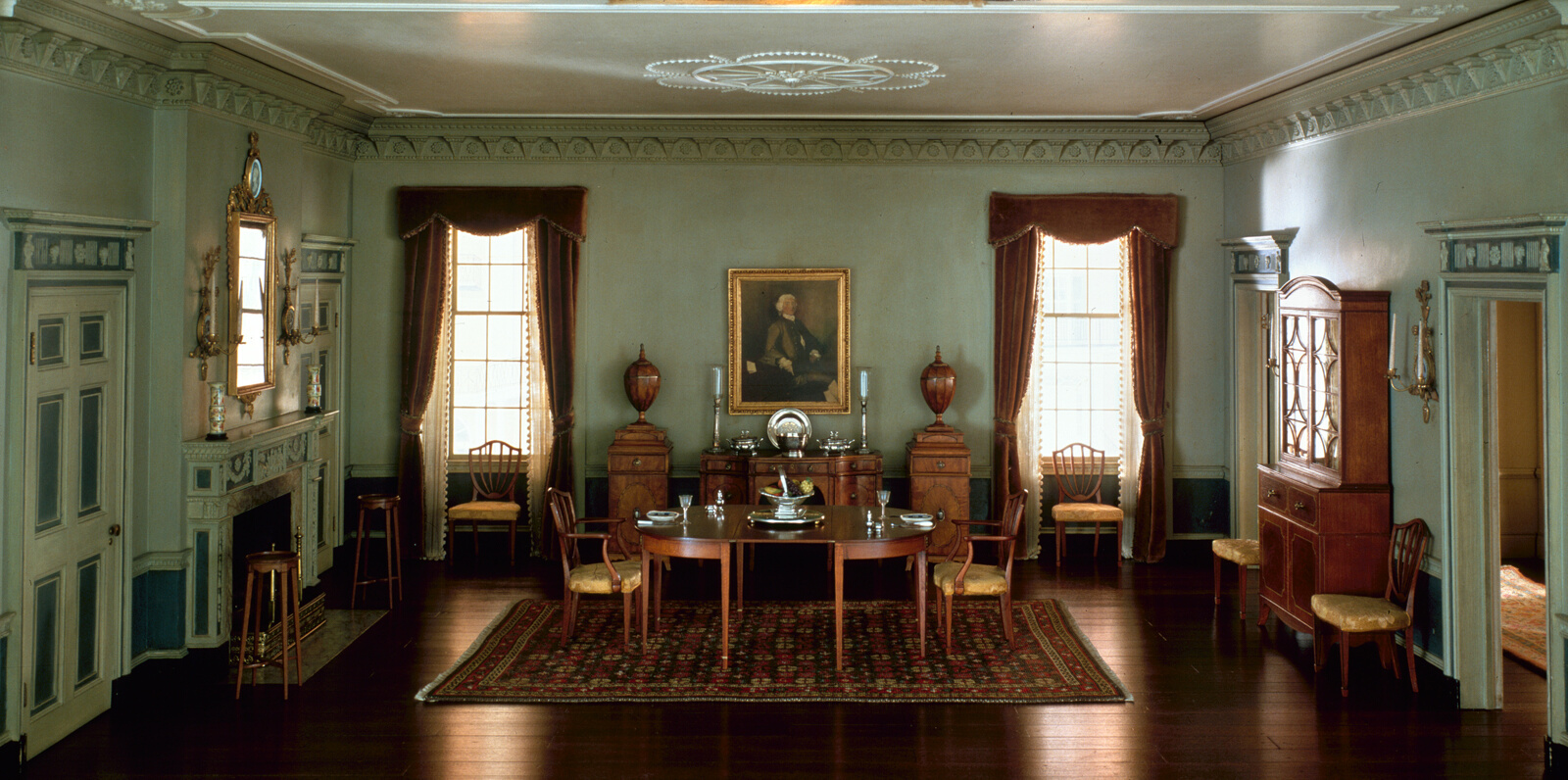 A10: Massachusetts Dining Room, 1795 by Narcissa Niblack Thorne