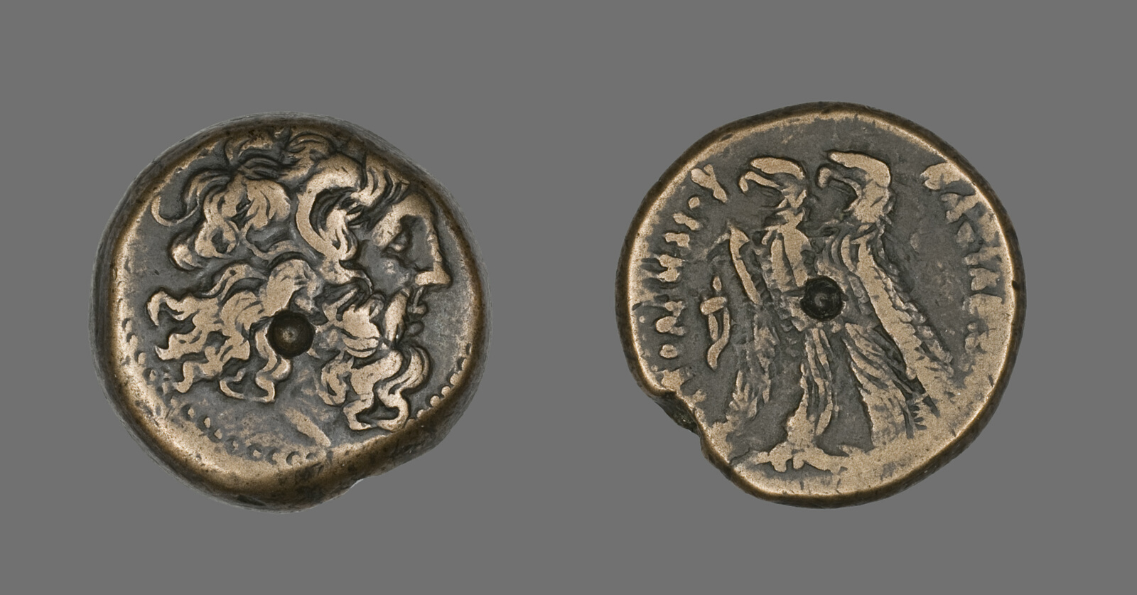 Coin Depicting the God Zeus by Ancient Egyptian