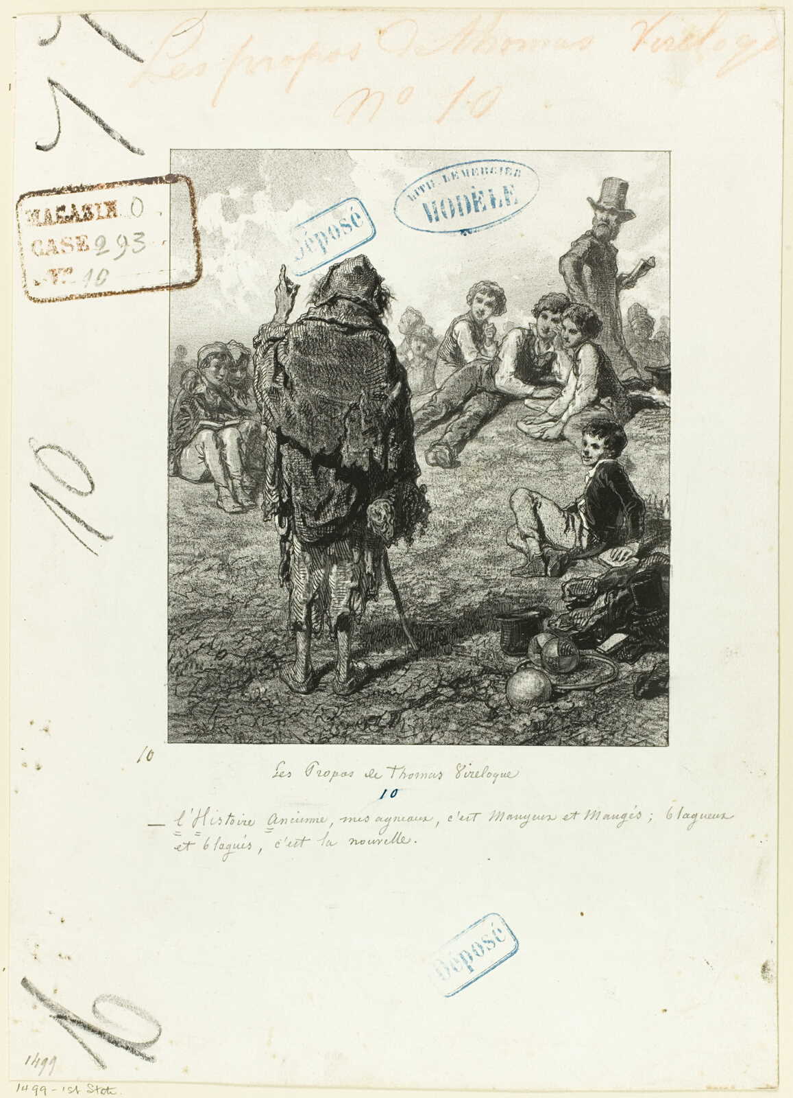 Les Propos de Thomas Vireloque: The old story, my lambkins by Paul Gavarni
