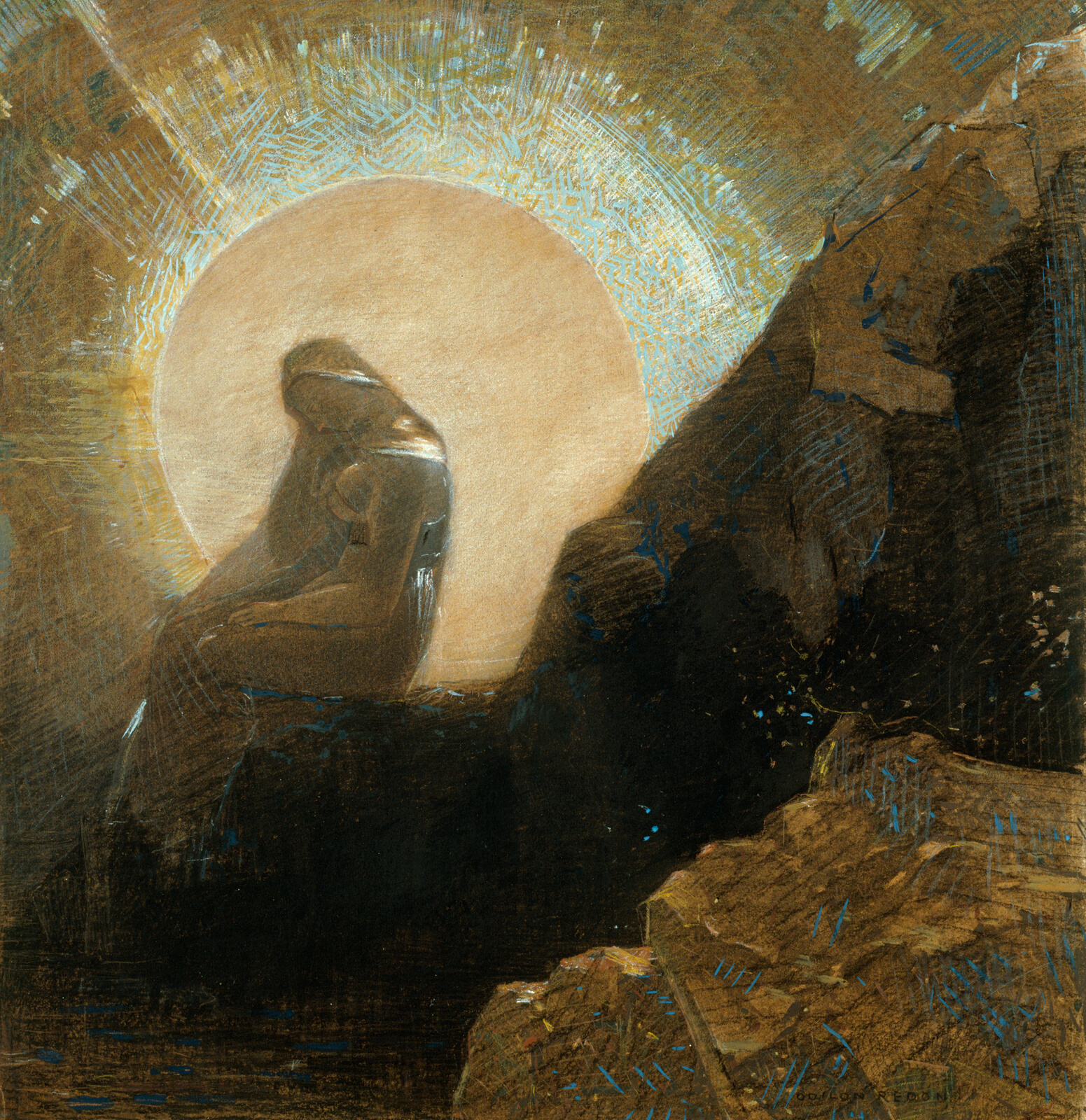 Melancholy by Odilon Redon